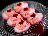 Valentine's Day Deviled Eggs