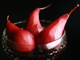 Wine Poached Pears