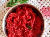 Beetroot chutney recipe – How to make beetroot chutney recipe – chutney recipes