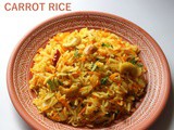 Carrot rice recipe – How to make carrot rice recipe – rice recipes