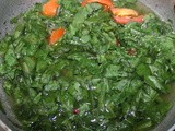 Chana palak or chole palak  or spinach chick peas curry recipe