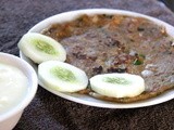 Cucumber thalipeeth or cucumber pancake recipe