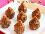 Dry fruits modak recipe – How to make dry fruits modak recipe – Ganesh Chaturthi recipes