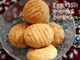 Eggless coconut cookies recipe | how to make eggless coconut cookies recipe