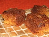 Eggless dates cake