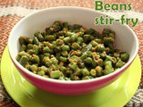 French beans subzi – Maharashtrian style recipe – How to make Farasbi chi sabzi – side dish for rotis