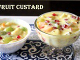 Fruit custard recipe – How to make fruit custard recipe – Fruit salad with custard recipe