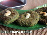 Hara bhara kabab recipe – How to make hara bhara kabab recipe – veg kabab recipe