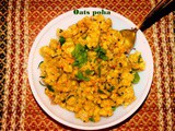 Healthy vegetable oats poha recipe