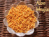 How to make aloo bhujia or potato sev recipe – Diwali snacks recipes