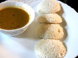 Idli (made with idli rava)/soft idli recipe