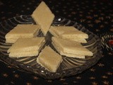 Kaju katli or kaju katri or kaju barfi