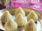 Malai modak recipe – How to make malai modak recipe – Modak recipes