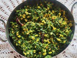Methi moong dal subzi recipe – How to make methi (fenugreek leaves) moong dal sabzi recipe – methi recipes