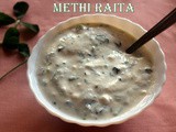 Methi raita recipe – How to make methi (fenugreek) raita recipe | raita recipes