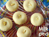 Milk peda recipe – How to make milk peda/doodh peda recipe – Diwali sweets