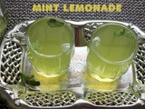 Mint lemonade recipe – how to make fresh mint lemonade recipe – summer drinks