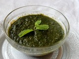 Mint or pudina chutney recipe