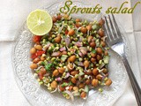 Moong sprouts salad recipe – How to make healthy moong sprouts salad recipe – healthy recipes