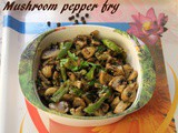 Mushroom pepper fry recipe – How to make mushroom pepper fry recipe