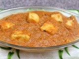 Paneer makhani or paneer butter masala