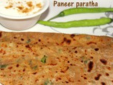 Paneer paratha recipe – how to make paneer paratha recipe – paratha recipes