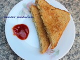 Paneer sandwich recipe