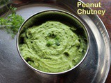 Peanut or groundnut chutney recipe – How to make peanut chutney recipe – chutney recipes