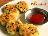 Poha cutlet recipe or avalakki/aval cutlet recipe – easy snacks recipe