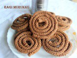 Ragi (finger millet) murukku or chakli recipe – How to make ragi murukku/chakli recipe – ragi recipes
