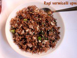 Ragi vermicelli upma – how to make ragi semiya upma recipe – millet recipes