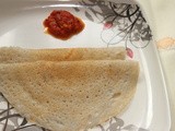 Raw banana dosa or balekayi dosa