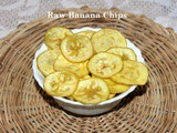 Raw banana (plantain) chips recipe