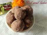 Red aval ladoo recipe – How to make avalakki ladoo/red aval/poha ladoo recipe – ladoo recipes