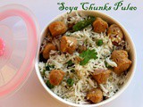 Soya Chunks Pulao recipe – How to make Soya chunks rice recipe – rice recipes