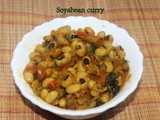 Soyabean curry recipe