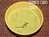 Spinach curd curry recipe – how to make spinach curd curry recipe – Indian curry recipes