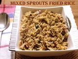 Sprouts fried rice recipe – How to make sprouts fried rice recipe – rice dishes