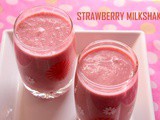 Strawberry milkshake recipe – How to make strawberry milkshake recipe