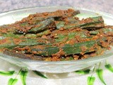 Stuffed lady’s finger or stuffed bhindi (okra) recipe