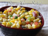 Sweet corn salad recipe – How to make corn salad recipe – salad recipes