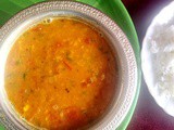 Tomato sambar recipe – How to make quick and tasty tomato sambar in pressure cooker – sambar recipe