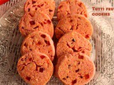 Tutti frutti cookies recipe – eggless tutti frutti biscuits recipe