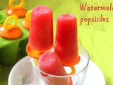 Watermelon popsicles – how to make watermelon popsicles – summer recipes