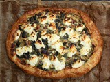 Swiss chard and herb tart with young cheese