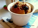 My Banana Blueberry Oatmeal 'Scone-Cake'