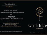 World Class Cocktail Masterclass 2016 with Tim Judge