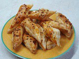 Aniseed puff pastry rolls
