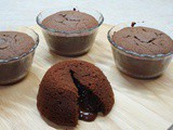 Chocolate and chestnut souffle