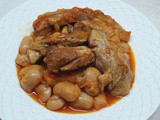 Lamb with butter beans